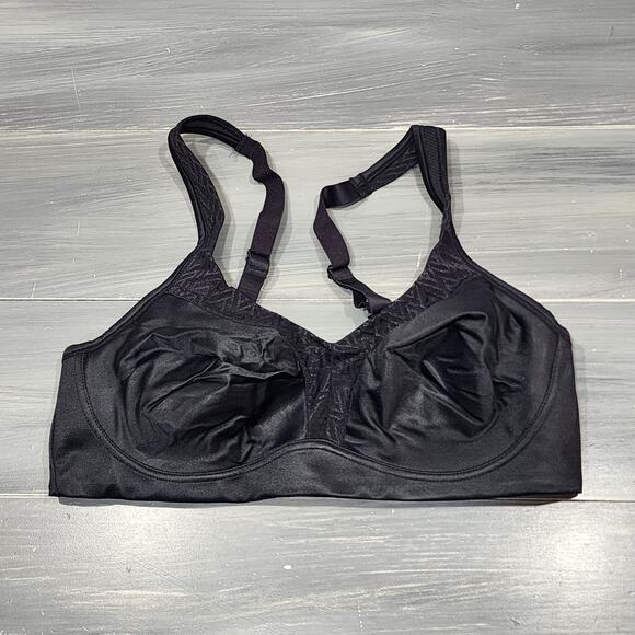 Playtex Other - Playtex 4699 18 Hour Bounce Control Convertible Wireless Bra Black 36C